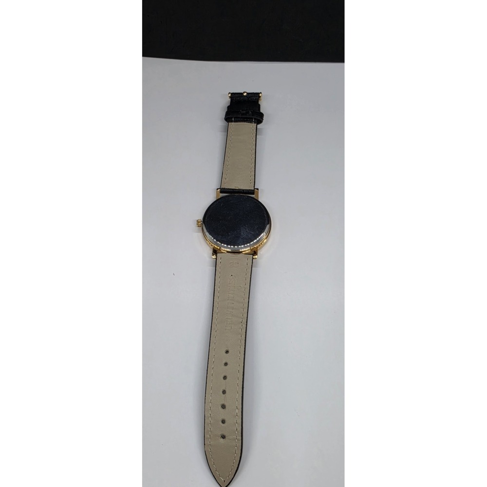 Mickey Mouse Donald And Daisy Duck Watch With Black Leather Band Unbranded - Picture 5 of 6